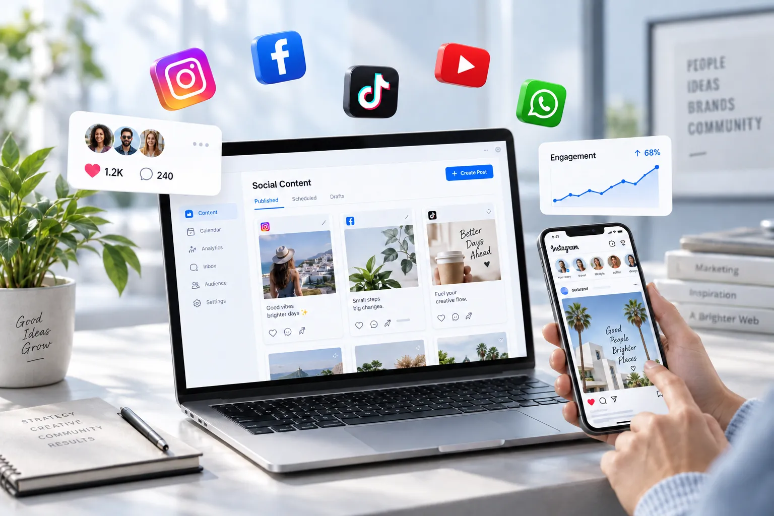 استخدام وسائل التواصل الاجتماعي